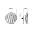 DBK Special Parts (Ducabike) Aluminum Horn Protector -Triumph DBK Special Parts (Ducabike) Aluminum Horn Protector -Triumph